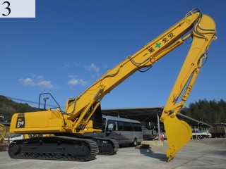 中古建設機械 中古 コマツ KOMATSU 解体機 ロングフロント・ハイリフト PC210LC-8N1