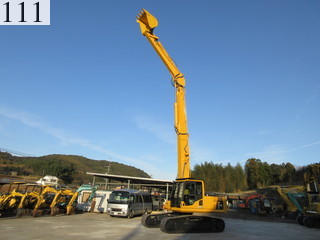 中古建設機械 中古 コマツ KOMATSU 解体機 ロングフロント・ハイリフト PC210LC-8N1