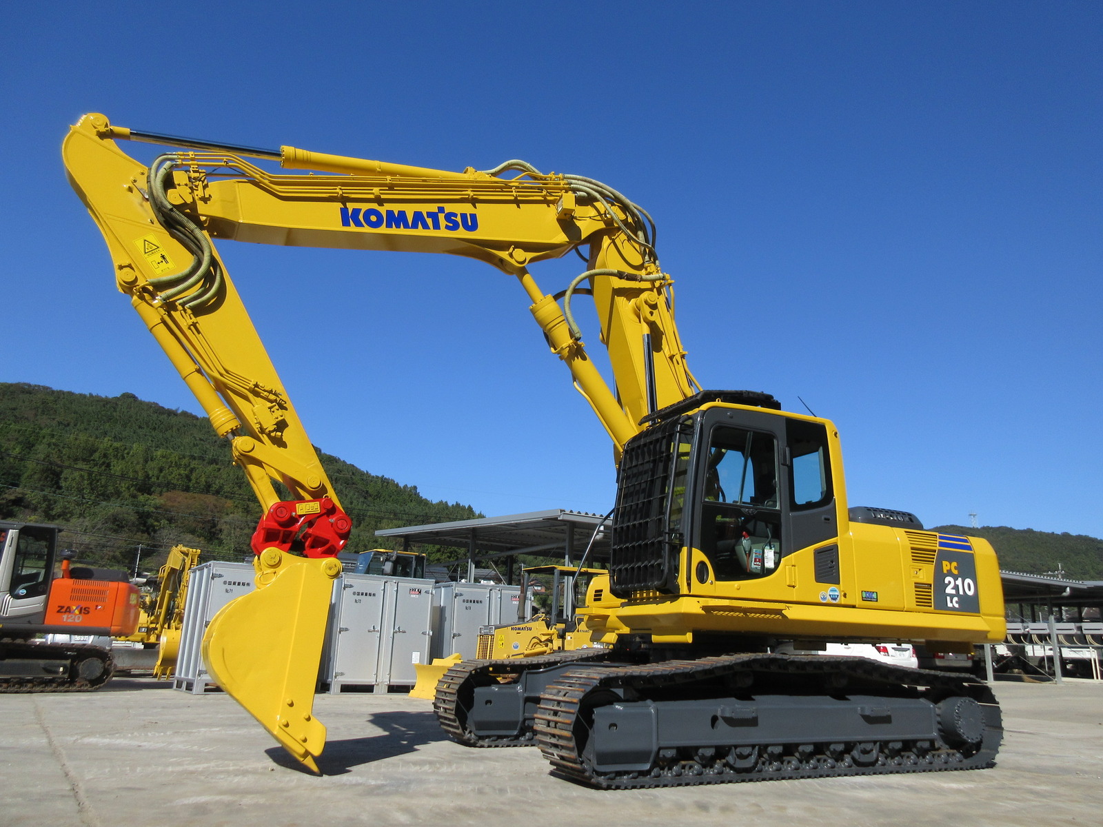 中古建設機械 中古 コマツ KOMATSU 解体機 ロングフロント・ハイリフト PC210LC-8N1