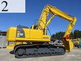 中古建設機械 中古 コマツ KOMATSU 解体機 ロングフロント・ハイリフト PC210LC-8N1