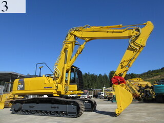 中古建設機械 中古 コマツ KOMATSU 解体機 ロングフロント・ハイリフト PC210LC-8N1