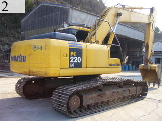 中古建設機械 中古 コマツ KOMATSU 油圧ショベル・バックホー ０．７－０．９立米 PC220LC-7