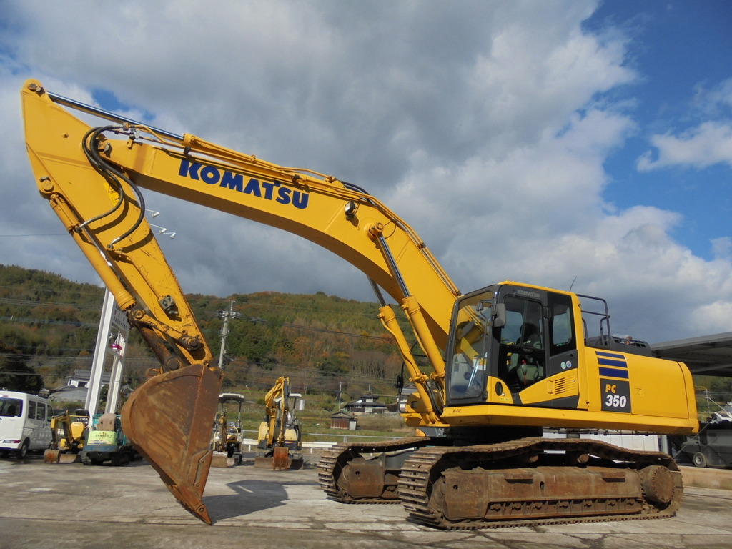 中古建設機械 中古 コマツ KOMATSU 油圧ショベル・バックホー １．０立米以上 PC350-10