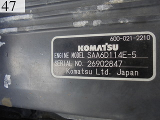 中古建設機械 中古 コマツ KOMATSU 油圧ショベル・バックホー １．０立米以上 PC350-10