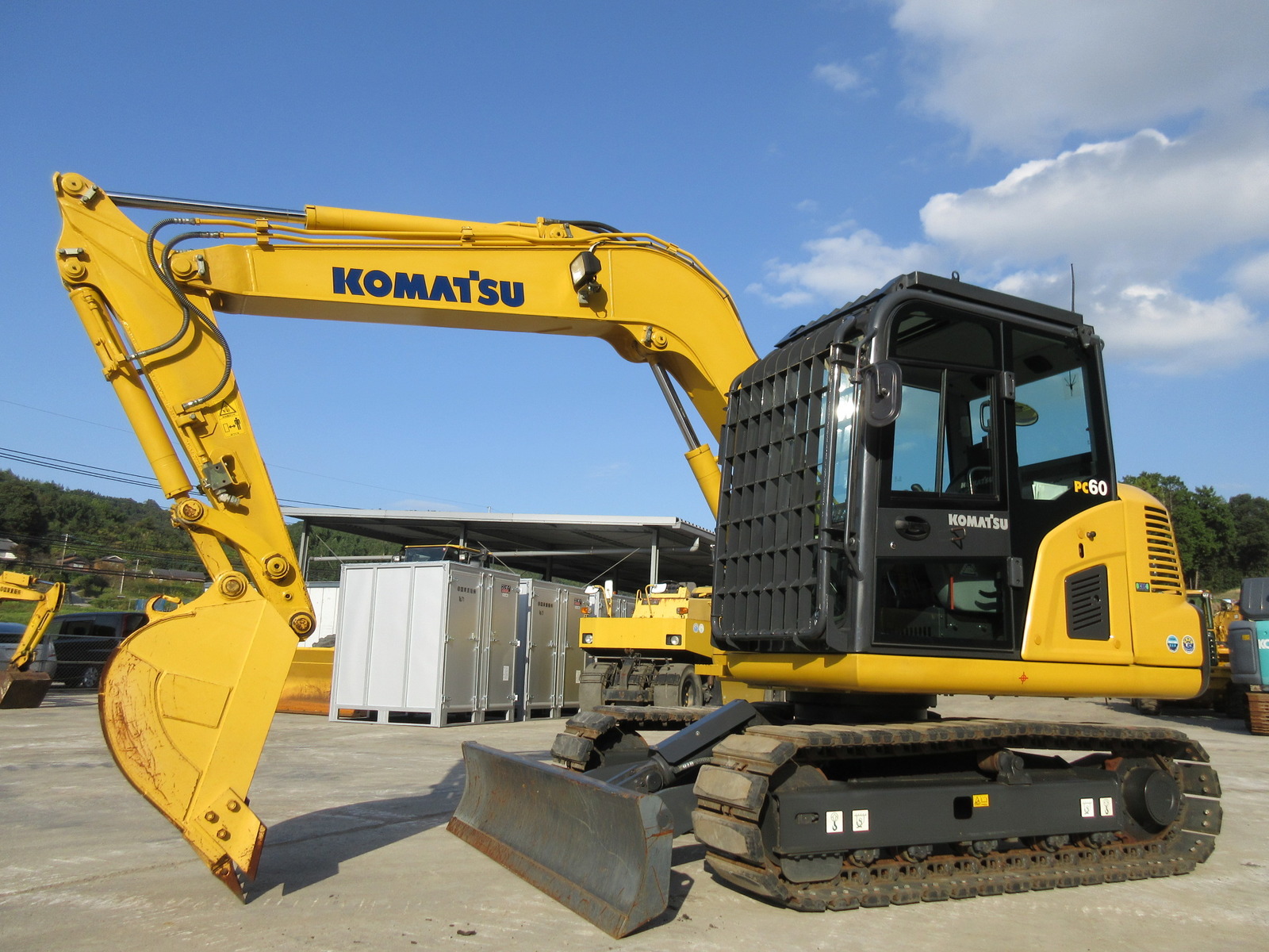 中古建設機械 中古 コマツ KOMATSU 解体機 バックホー解体仕様 PC60-8