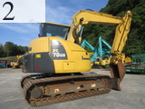 中古建設機械 中古 コマツ KOMATSU 油圧ショベル・バックホー ０．２－０．３立米 PC78US-8