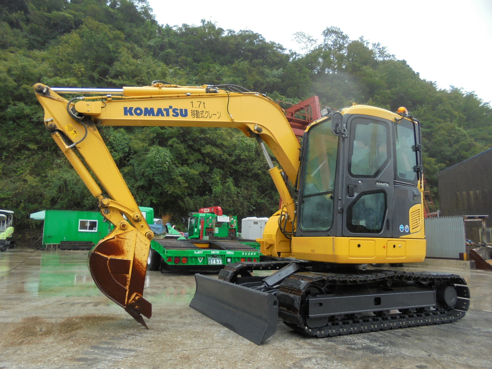 中古建設機械 中古 コマツ KOMATSU 油圧ショベル・バックホー ０．２－０．３立米 PC78US-8