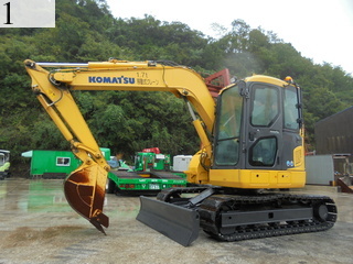 中古建設機械 中古 コマツ KOMATSU 油圧ショベル・バックホー ０．２－０．３立米 PC78US-8