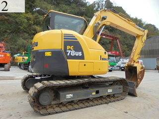 中古建設機械 中古 コマツ KOMATSU 油圧ショベル・バックホー ０．２－０．３立米 PC78US-8