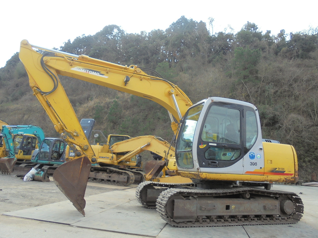 Used Construction Machine Used SUMITOMO SUMITOMO Excavator 0.4-0.5m3 SH120-3