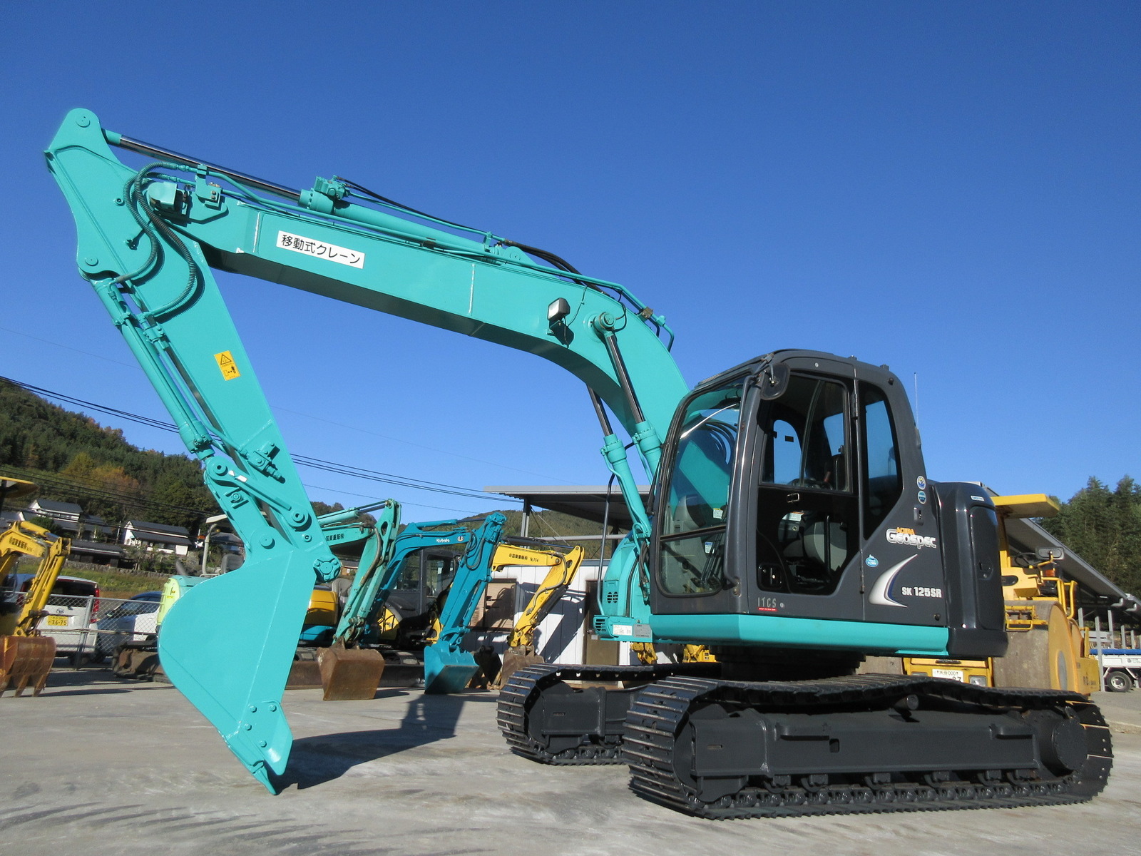 中古建設機械 中古 コベルコ建機 KOBELCO 油圧ショベル・バックホー ０．４－０．５立米 SK125SR