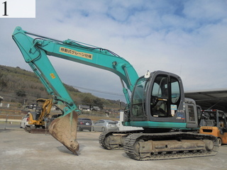 中古建設機械 中古 コベルコ建機 KOBELCO 油圧ショベル・バックホー ０．４－０．５立米 SK135SR-1ES