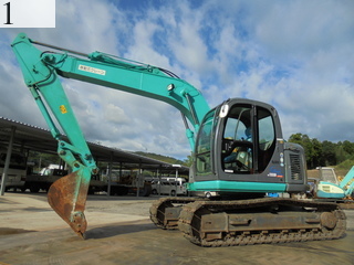 中古建設機械 中古 コベルコ建機 KOBELCO 油圧ショベル・バックホー ０．４－０．５立米 SK135SR-1ES