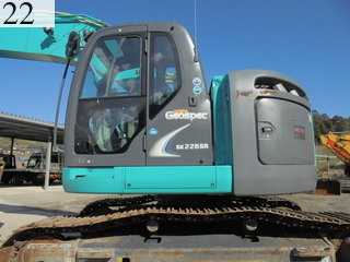 中古建設機械 中古 コベルコ建機 KOBELCO 油圧ショベル・バックホー ０．７－０．９立米 SK225SR