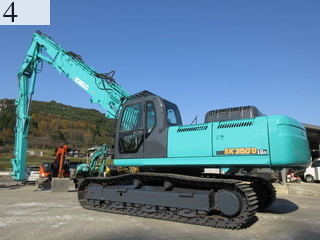 中古建設機械 中古 コベルコ建機 KOBELCO 解体機 ロングフロント・ハイリフト SK350DLC-8