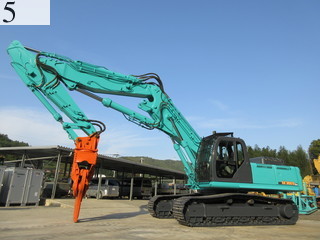 中古建設機械 中古 コベルコ建機 KOBELCO 解体機 ロングフロント・ハイリフト SK350DLC-8