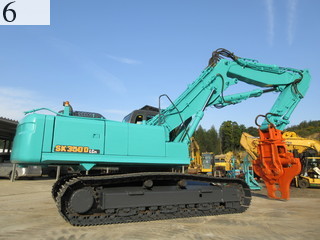 中古建設機械 中古 コベルコ建機 KOBELCO 解体機 ロングフロント・ハイリフト SK350DLC-8