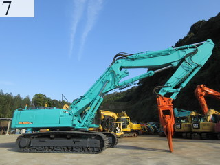 中古建設機械 中古 コベルコ建機 KOBELCO 解体機 ロングフロント・ハイリフト SK350DLC-8