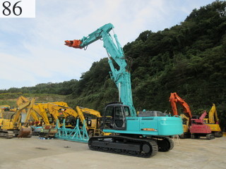 中古建設機械 中古 コベルコ建機 KOBELCO 解体機 ロングフロント・ハイリフト SK350DLC-8