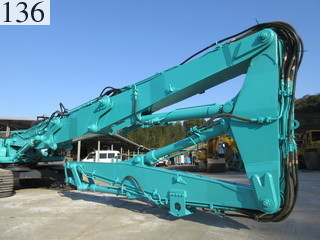 中古建設機械 中古 コベルコ建機 KOBELCO 解体機 ロングフロント・ハイリフト SK350DLC-8