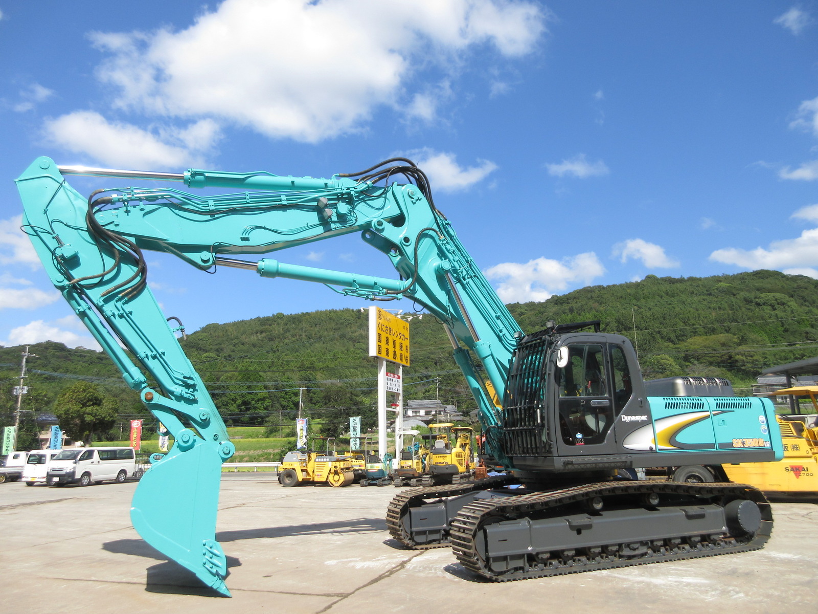 中古建設機械 中古 コベルコ建機 KOBELCO 解体機 ロングフロント・ハイリフト SK350DLC-8