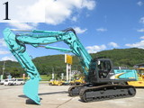 中古建設機械 中古 コベルコ建機 KOBELCO 解体機 ロングフロント・ハイリフト SK350DLC-8