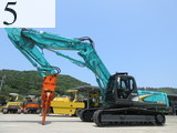 中古建設機械 中古 コベルコ建機 KOBELCO 解体機 ロングフロント・ハイリフト SK350DLC-8