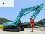 中古建設機械 中古 コベルコ建機 KOBELCO 解体機 ロングフロント・ハイリフト SK350DLC-8