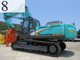 中古建設機械 中古 コベルコ建機 KOBELCO 解体機 ロングフロント・ハイリフト SK350DLC-8