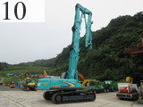 中古建設機械 中古 コベルコ建機 KOBELCO 解体機 ロングフロント・ハイリフト SK350DLC-8