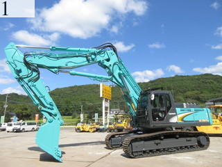 中古建設機械 中古 コベルコ建機 KOBELCO 解体機 ロングフロント・ハイリフト SK350DLC-8