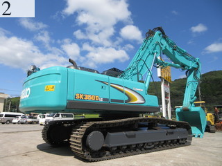 中古建設機械 中古 コベルコ建機 KOBELCO 解体機 ロングフロント・ハイリフト SK350DLC-8