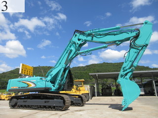 中古建設機械 中古 コベルコ建機 KOBELCO 解体機 ロングフロント・ハイリフト SK350DLC-8