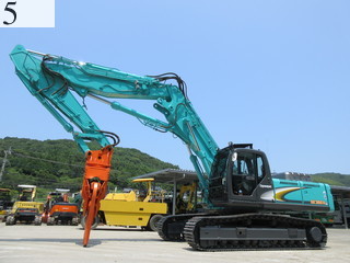 中古建設機械 中古 コベルコ建機 KOBELCO 解体機 ロングフロント・ハイリフト SK350DLC-8