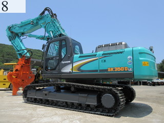 中古建設機械 中古 コベルコ建機 KOBELCO 解体機 ロングフロント・ハイリフト SK350DLC-8