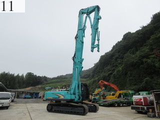 中古建設機械 中古 コベルコ建機 KOBELCO 解体機 ロングフロント・ハイリフト SK350DLC-8