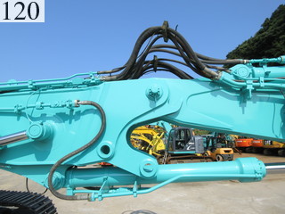 中古建設機械 中古 コベルコ建機 KOBELCO 解体機 ロングフロント・ハイリフト SK350DLC-8