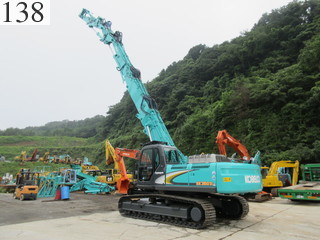 中古建設機械 中古 コベルコ建機 KOBELCO 解体機 ロングフロント・ハイリフト SK350DLC-8