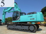 中古建設機械 中古 コベルコ建機 KOBELCO 解体機 ロングフロント・ハイリフト SK450LC-6