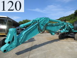 中古建設機械 中古 コベルコ建機 KOBELCO 解体機 ロングフロント・ハイリフト SK450LC-6