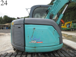 中古建設機械 中古 コベルコ建機 KOBELCO 油圧ショベル・バックホー ０．２－０．３立米 SK70SR-1ES