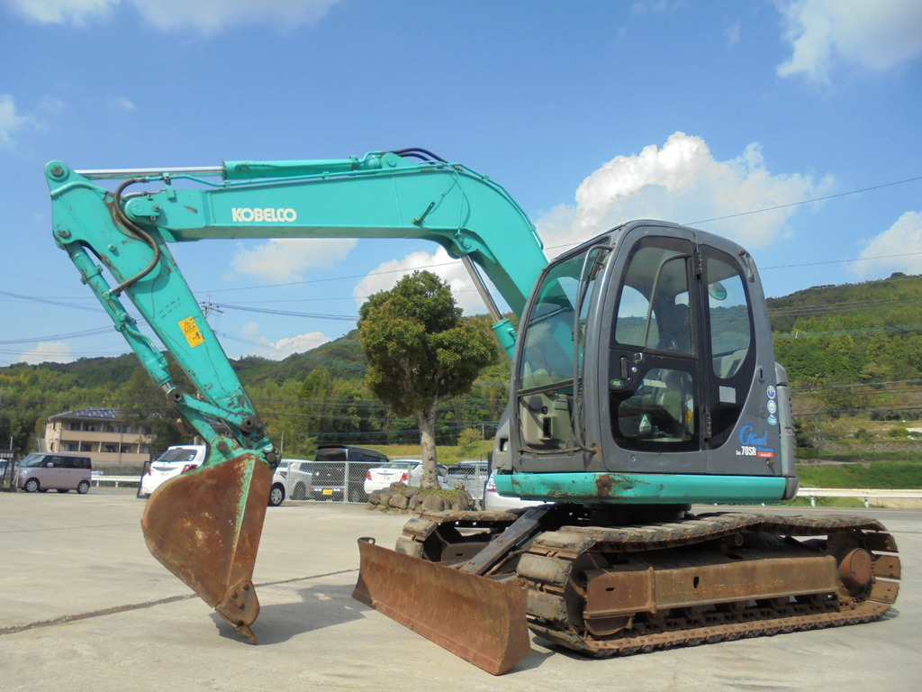 中古建設機械 中古 コベルコ建機 KOBELCO 油圧ショベル・バックホー ０．２－０．３立米 SK70SR-1ES