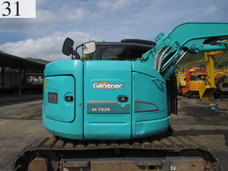 中古建設機械 中古 コベルコ建機 KOBELCO 解体機 ショートリーチ・トンネル用 SK75SR-3E