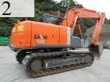 中古建設機械 中古 日立建機 HITACHI 油圧ショベル・バックホー ０．４－０．５立米 ZX120-3