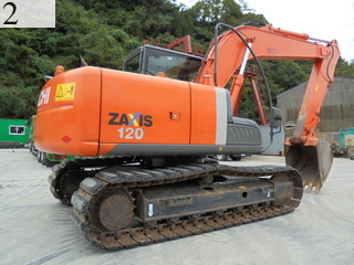 中古建設機械 中古 日立建機 HITACHI 油圧ショベル・バックホー ０．４－０．５立米 ZX120-3