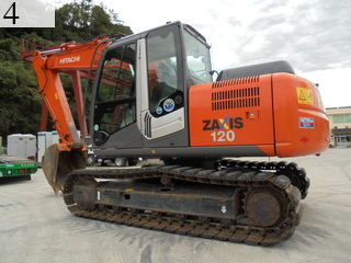 中古建設機械 中古 日立建機 HITACHI 油圧ショベル・バックホー ０．４－０．５立米 ZX120-3