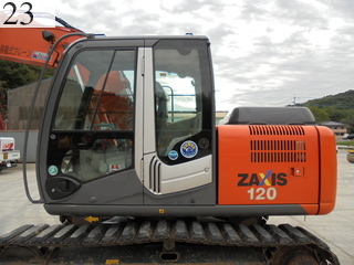 中古建設機械 中古 日立建機 HITACHI 油圧ショベル・バックホー ０．４－０．５立米 ZX120-3