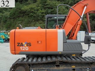 中古建設機械 中古 日立建機 HITACHI 油圧ショベル・バックホー ０．４－０．５立米 ZX120-3