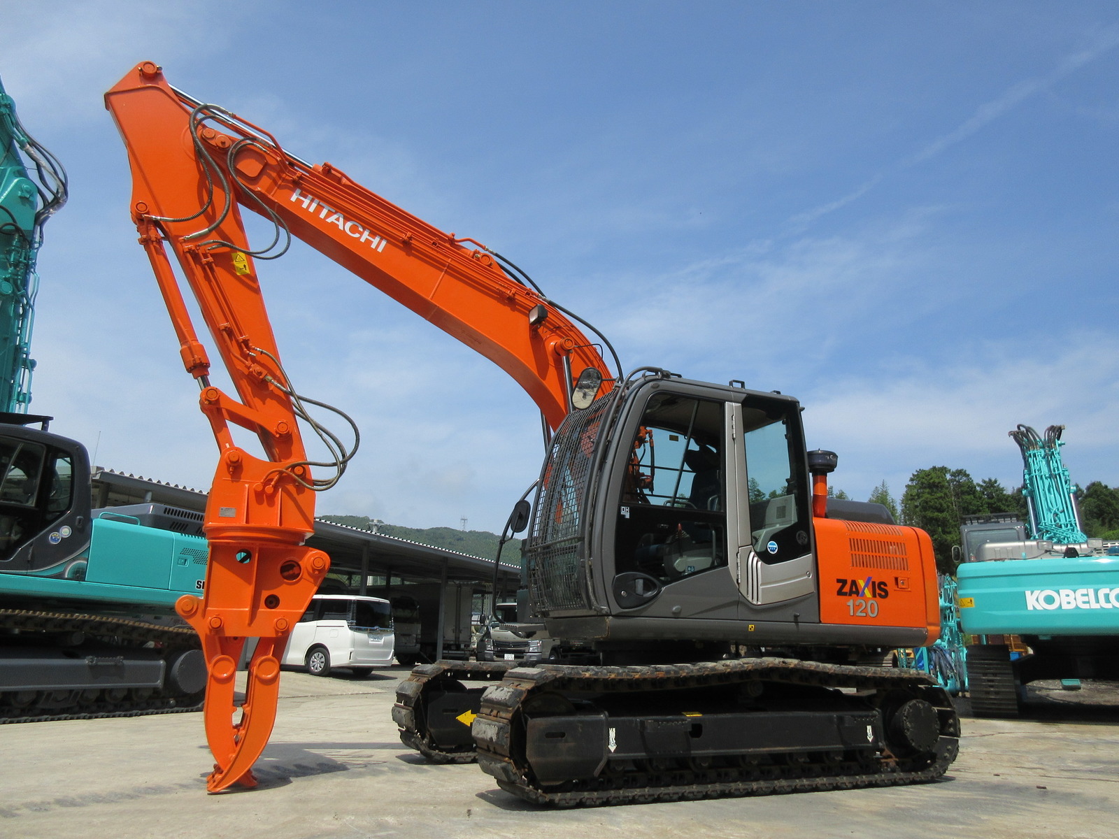 中古建設機械 中古 日立建機 HITACHI 解体機 バックホー解体仕様 ZX120-3