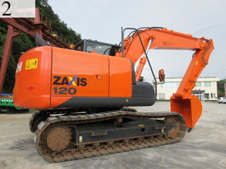 中古建設機械 中古 日立建機 HITACHI 油圧ショベル・バックホー ０．４－０．５立米 ZX120-5B